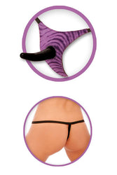 Pipedream - Fetish Fantasy - Vibrating Strap-On For Him - Black/Purple - Stag Shop