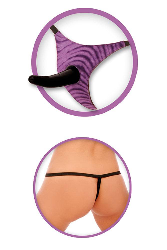 Pipedream - Fetish Fantasy - Vibrating Strap-On For Him - Black/Purple - Stag Shop