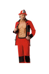Coquette - M6520 - Firefighter Costume - Red - Stag Shop