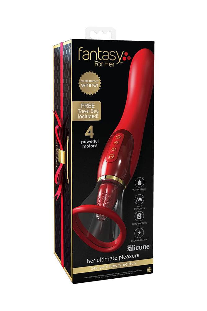Pipedream - 24k Gold Luxury Edition - Ultimate Pleasure Double Ended Vibrator - Stag Shop