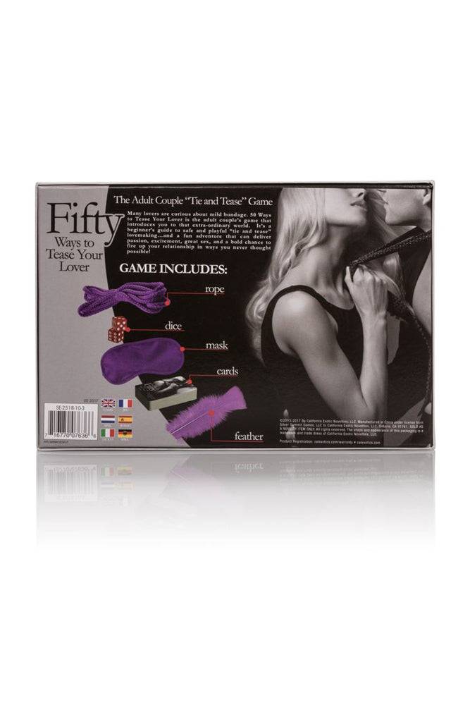 Cal Exotics - 50 Ways to Tease Your Lover Game - Stag Shop