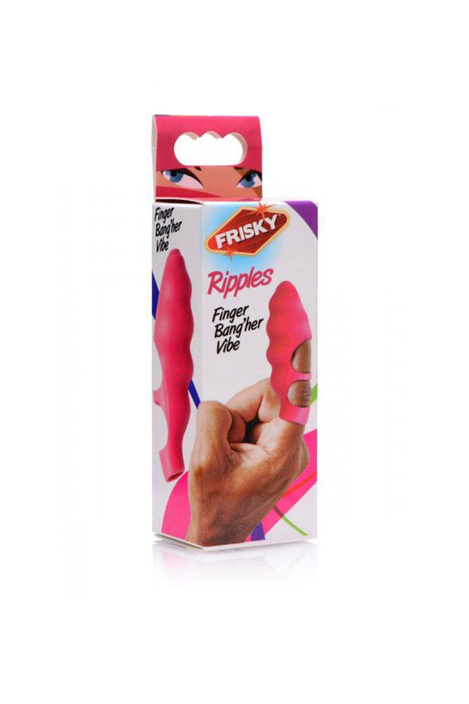XR Brands - Frisky - Bang Her -  Ripples Finger Vibe - Stag Shop