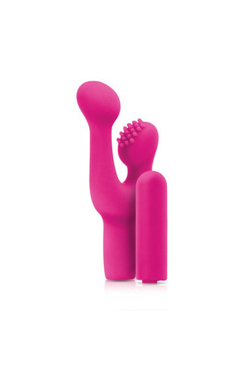 NS Novelties - INYA - Finger Fun Bullet Vibrator & Sleeve - Pink - Stag Shop