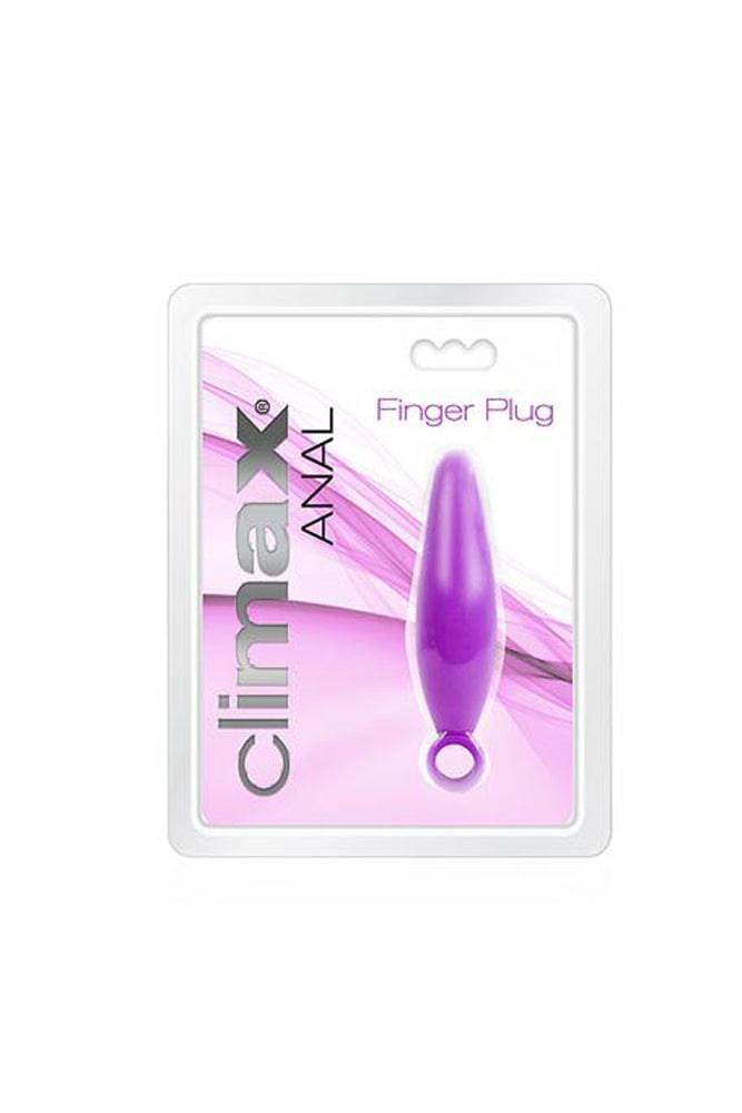 Topco - Climax Anal - Finger Ring Plug - Purple - Stag Shop