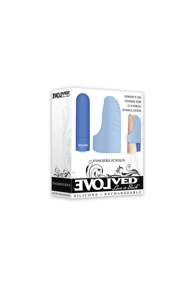 Evolved - Fingerlicious Finger Vibe - Blue - Stag Shop
