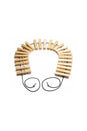 XR Brands - Master Series - Firecracker Clothespin Body Zipper - Beige - Stag Shop