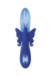Evolved - Firefly Light-Up Dual Vibrator - Blue/Chrome - Stag Shop
