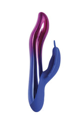 Evolved - Firefly Light-Up Dual Vibrator - Blue/Chrome - Stag Shop