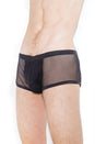 Coquette - S5089 - Men's Fishnet Boxer Brief - Black - Stag Shop