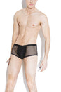 Coquette - S5089 - Men's Fishnet Boxer Brief - Black - Stag Shop