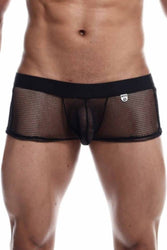 MaleBasics - Fishnet Boxer - Black - Stag Shop