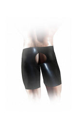 Shots Toys - Fist It - Latex Unisex Fisting Shorts - Black - Stag Shop