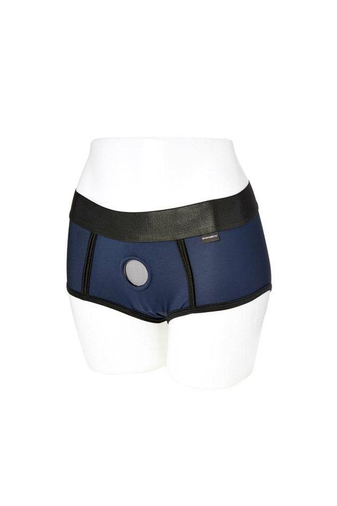 Sportsheets - EM.EX. - Fit Boxer Brief Harness - Black - Stag Shop