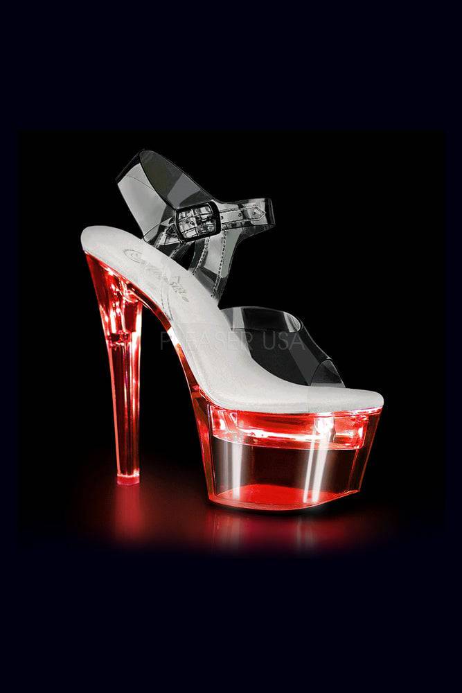 Pleaser USA - Flash Dance - 7 Inch Heel - Color Changing Platform - Stag Shop