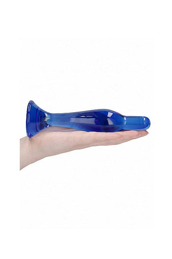 Shots Toys - Chrystalino - Flask Glass Dildo - Blue - Stag Shop
