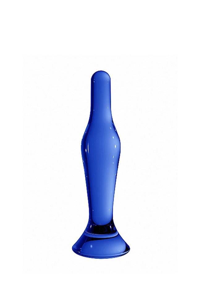 Shots Toys - Chrystalino - Flask Glass Dildo - Blue - Stag Shop