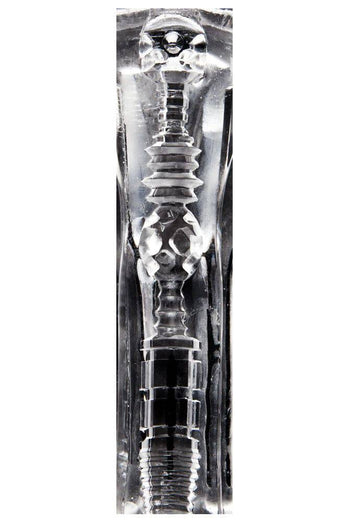 Fleshjack - GO - Torque Ice - Anal Masturbator - Clear - Stag Shop