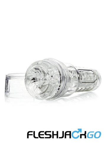 Fleshjack - GO - Torque Ice - Anal Masturbator - Clear - Stag Shop