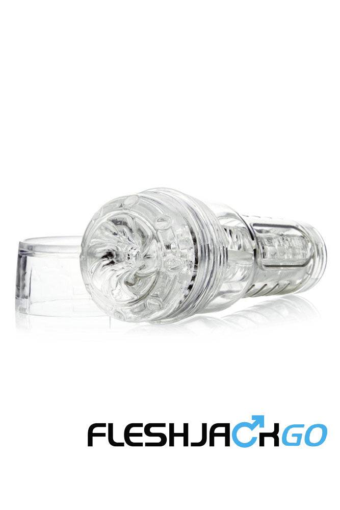 Fleshjack - GO - Torque Ice - Anal Masturbator - Clear - Stag Shop