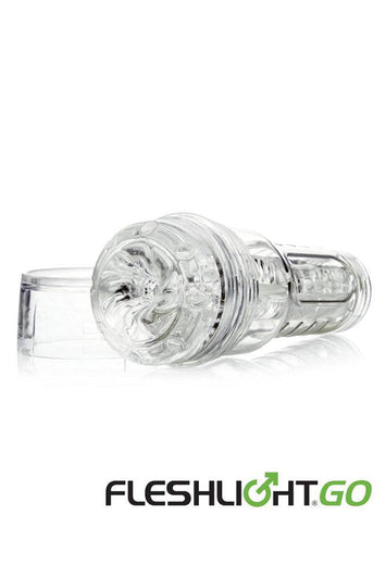 Fleshlight - GO - Torque Ice - Anal Male Masturbator - Clear - Stag Shop