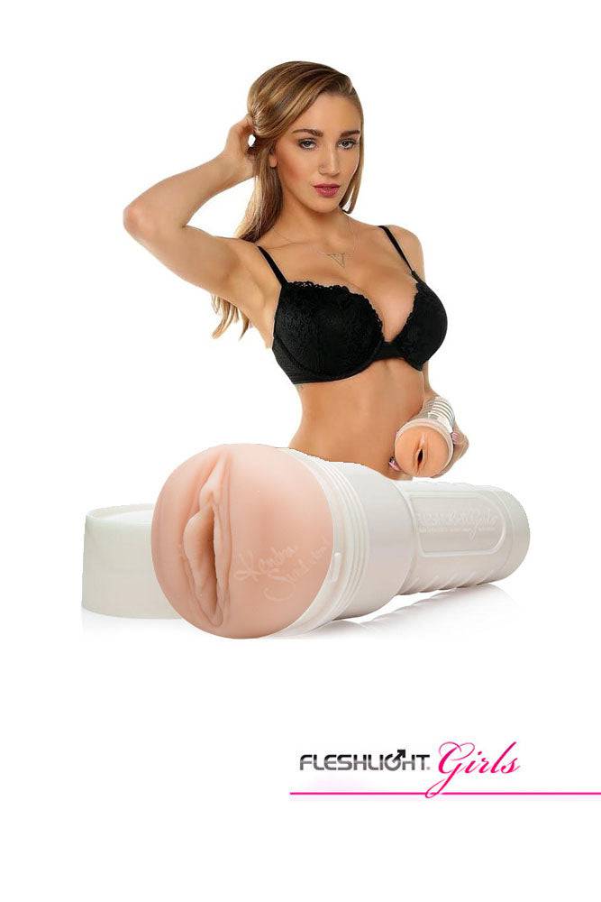 Fleshlight - Girls - Kendra Sunderland Angel: Custom Pussy Masturbator - Stag Shop