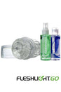 Fleshlight - GO - Torque Ice Combo Pack- Anal Male Masturbator - Clear - Stag Shop