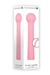 Evolved - Gender X - Flexi Wand Vibrator - Pink - Stag Shop
