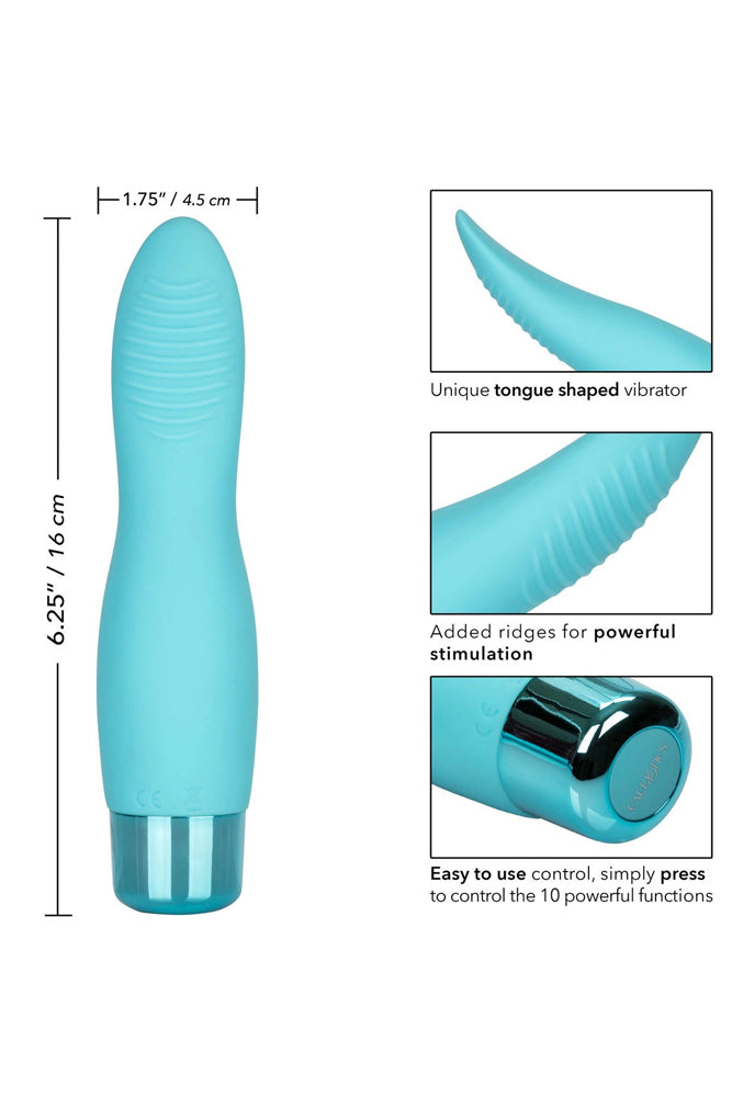 Cal Exotics - Eden - Flicker Vibrator - Teal - Stag Shop