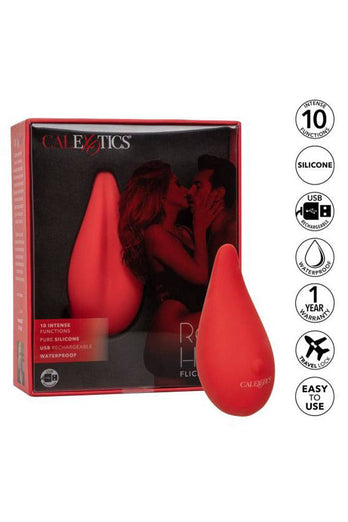 Cal Exotics - Red Hot - Flicker Vibrator - Red - Stag Shop