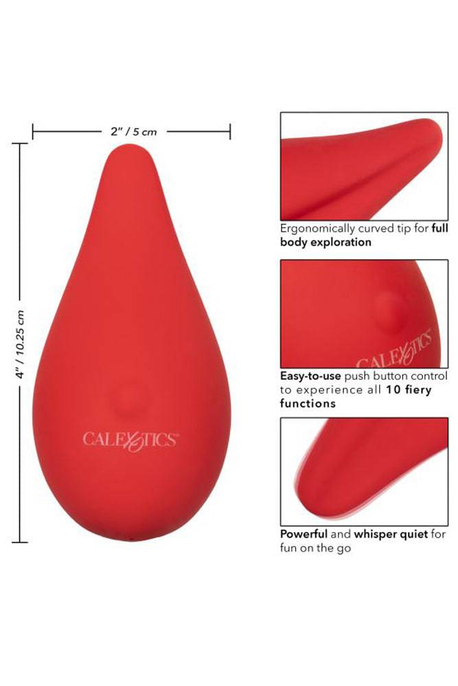 Cal Exotics - Red Hot - Flicker Vibrator - Red - Stag Shop