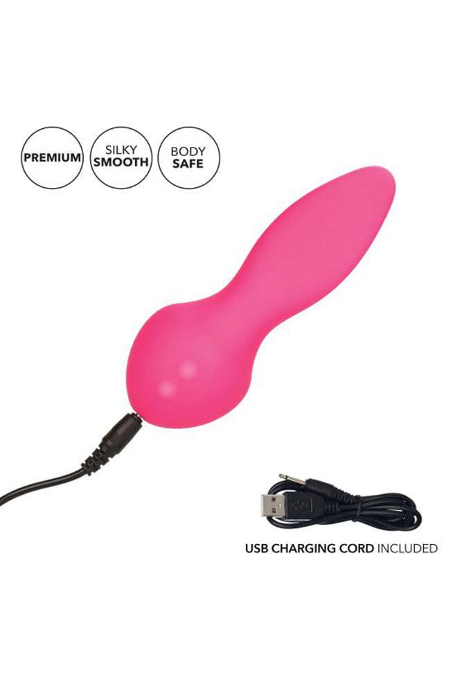 Cal Exotics - Mini Marvels - Silicone Marvelous Flicker Vibrator - Pink - Stag Shop