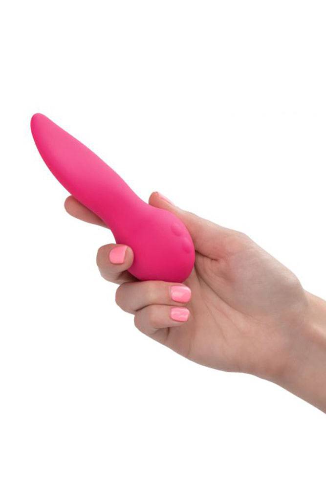 Cal Exotics - Mini Marvels - Silicone Marvelous Flicker Vibrator - Pink - Stag Shop