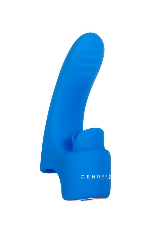 Evolved - Gender X - Flick It Finger Vibrator - Blue - Stag Shop