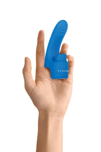 Evolved - Gender X - Flick It Finger Vibrator - Blue - Stag Shop