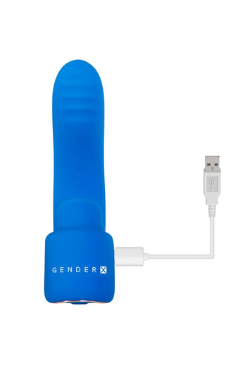 Evolved - Gender X - Flick It Finger Vibrator - Blue - Stag Shop