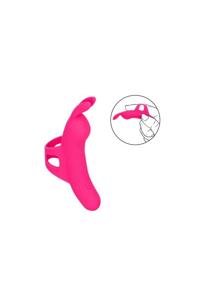 Cal Exotics - Neon Vibes - The Flirty Finger Vibe - Pink - Stag Shop