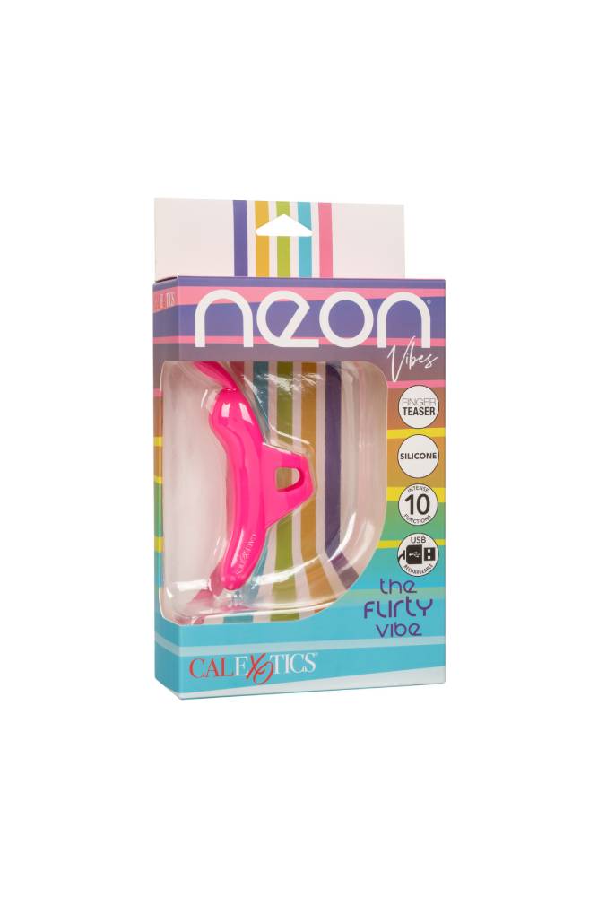 Cal Exotics - Neon Vibes - The Flirty Finger Vibe - Pink - Stag Shop