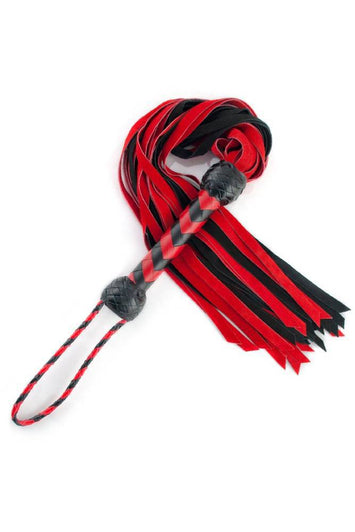 Ego Driven - Professional Suede Flogger - Black/Red - Stag Shop