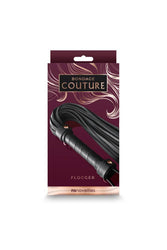 NS Novelties - Bondage Couture - Flogger - Black - Stag Shop