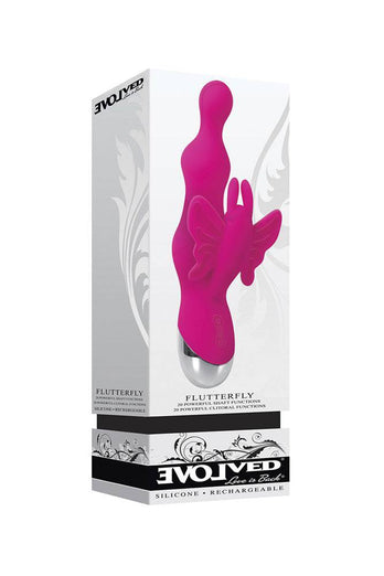 Evolved - Flutterfly Vibrator - Pink - Stag Shop