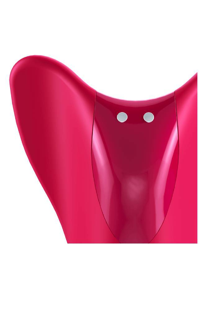 Satisfyer - High Fly - Silicone Finger Vibrator - Red - Stag Shop