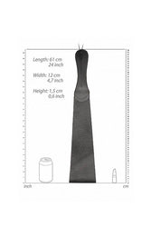 Shots Toys - Pain - Folded Slapper - Black - Stag Shop