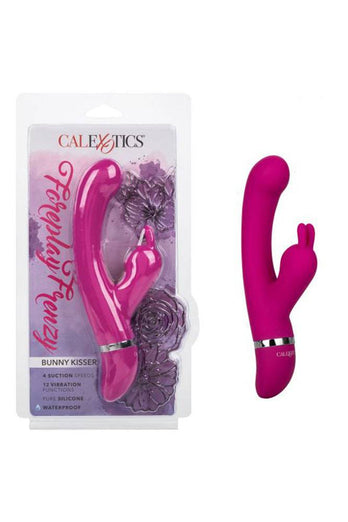 Cal Exotics - Foreplay Frenzy - Bunny Kisser Vibrator - Purple - Stag Shop