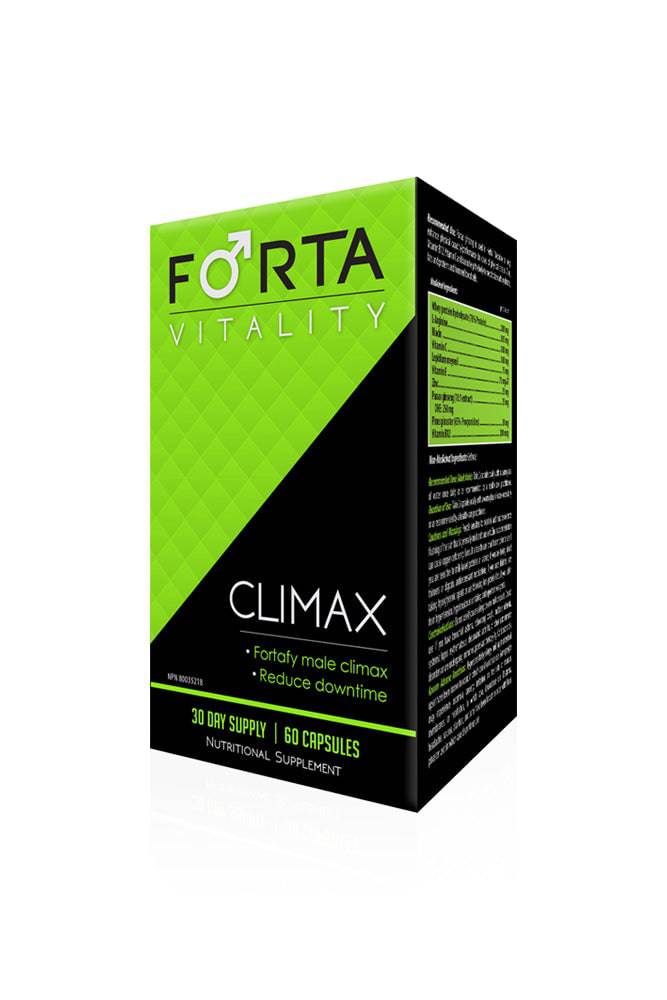 Forta - Male Orgasm Intensifier - Vitality - Climax - 30 Day Supply - 60 Cap - Stag Shop
