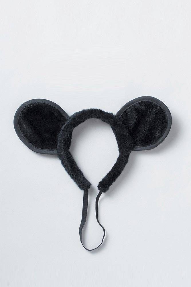 Forum Novelties - Mouse/Cat Ear Headband - Black - Stag Shop