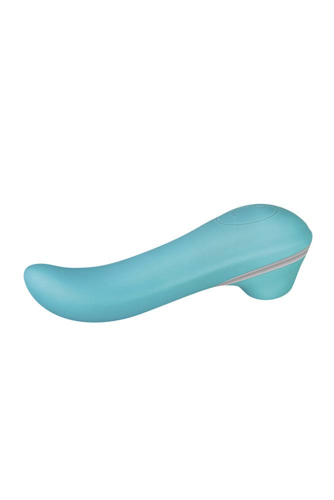 Adam & Eve - The French Kiss-Her Clit Stimulator - Teal - Stag Shop