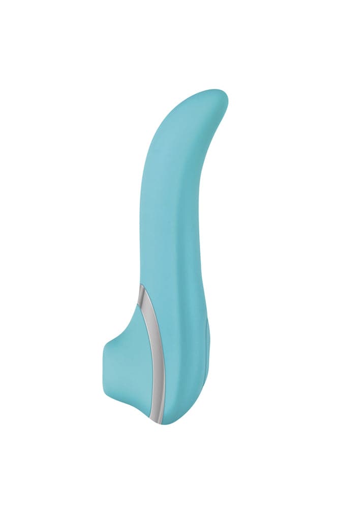 Adam & Eve - The French Kiss-Her Clit Stimulator - Teal | Stag Shop Adam & Eve - The French Kiss-Her Clit Stimulator - Teal | Stag Shop