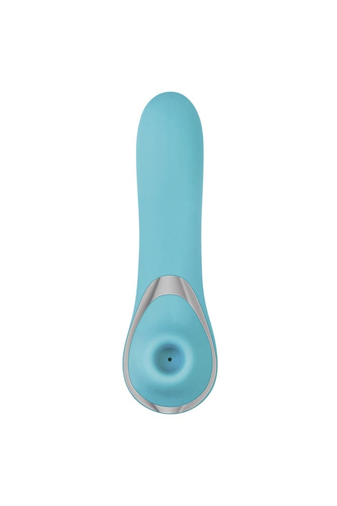 Adam & Eve - The French Kiss-Her Clit Stimulator - Teal - Stag Shop