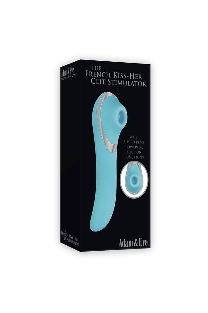 Adam & Eve - The French Kiss-Her Clit Stimulator - Teal - Stag Shop