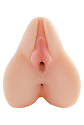 Pipedream Extreme - Vibrating Freshman Fuckslut Handheld Stroker - Beige - Stag Shop